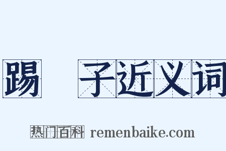 踢鞬子近义词是什么意思的图片